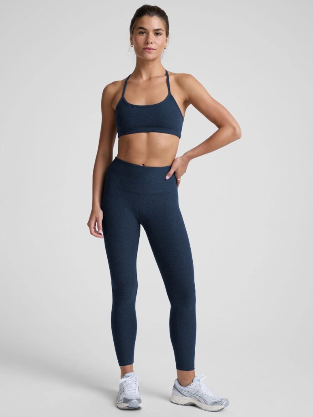Beyond Yoga Blue Space Dye High Rise Leggings